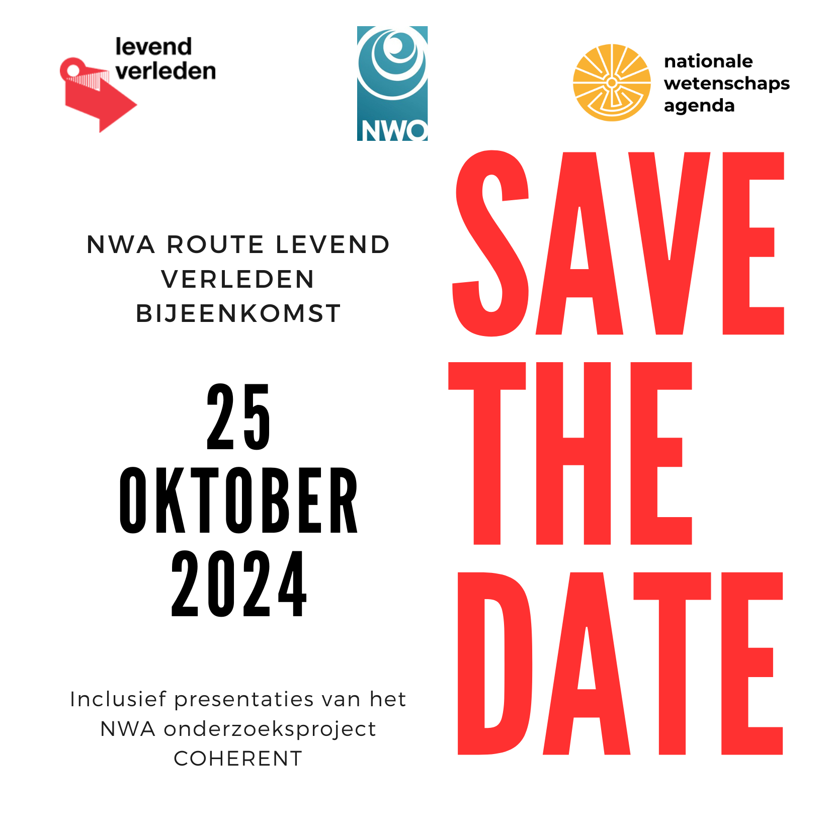 Save the date- Routebijeenkomst 25 oktober
